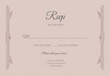 Vintage Frame - RSVP card